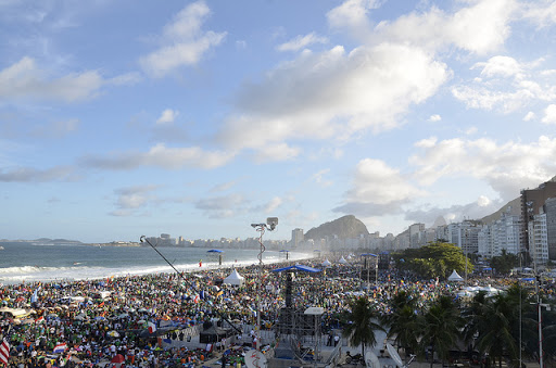 Mass on Copacabana Beach