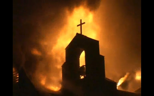 egypt church fire &#8211; en