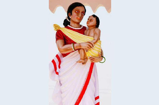 Anger over Virgin Mary dressed in tribal sari &#8211; en