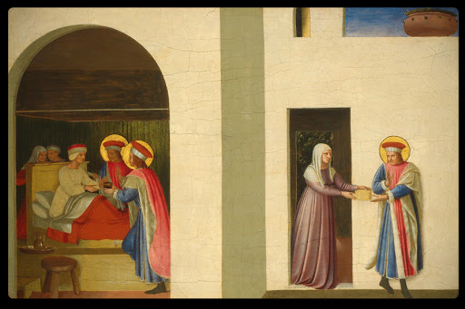 The Healing of Palladia by Saint Cosmas and Saint Damian