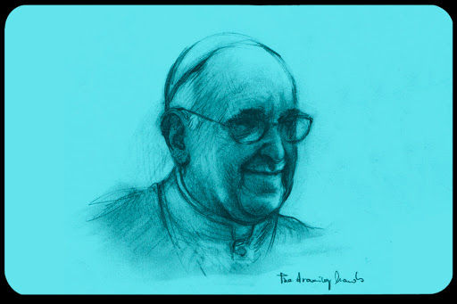 WEB Pope Francis The Drawing Hands