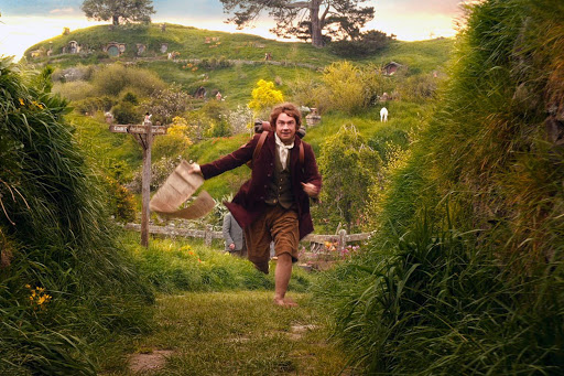 hobbit running bilbo