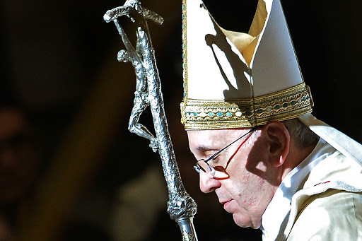 Pope Francis leads the Epiphany mass in St. Peter&#8217;s Basilica &#8211; en