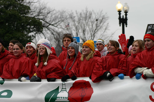 march for life women red