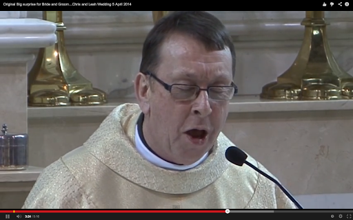 priest singing alleluia