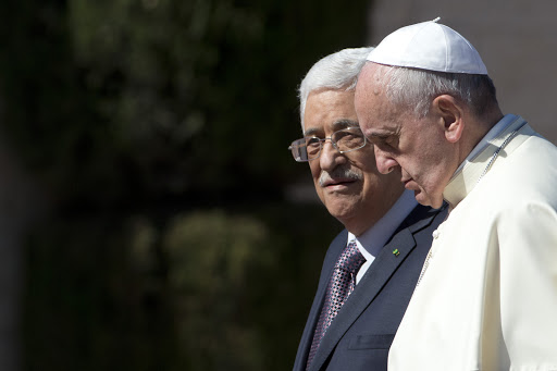 Pope Francis meets with Palestinian President