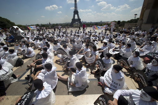 French Anti-Euthanasia protest