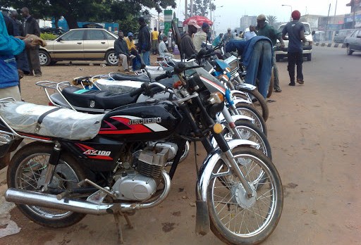 Motorcycles in Kano, Nigeria
