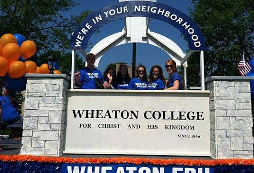 Wheaton College float