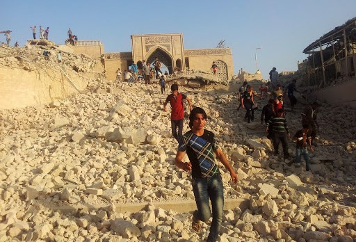 Destroyed mosque of Jonah