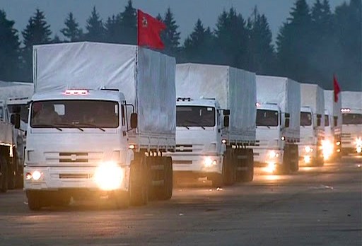 Russian trucks to Ukraine