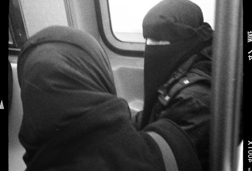 Muslim women on NY subway