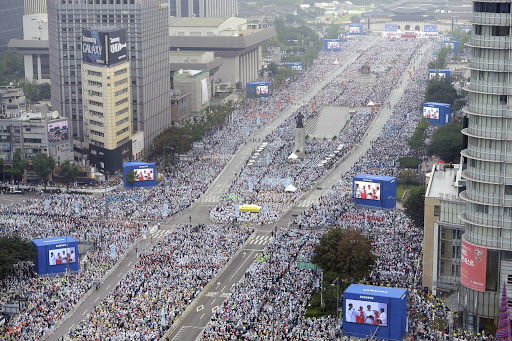 Beatification Mass in Seoul Aug 16 2014