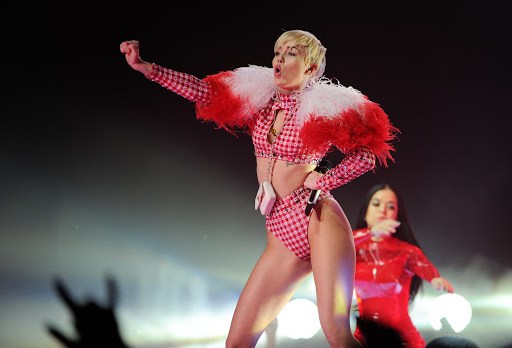 Miley Cyrus in performance
