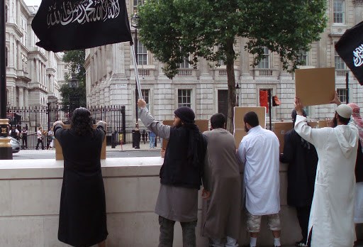 Muslim demonstration in the UK 2010