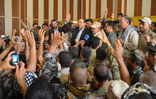 Nouri al-Maliki arrives in Amirli