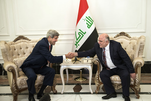 John Kerry meets Haider al-Abadi