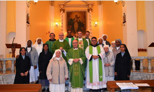 Catholic community in Libyan church
