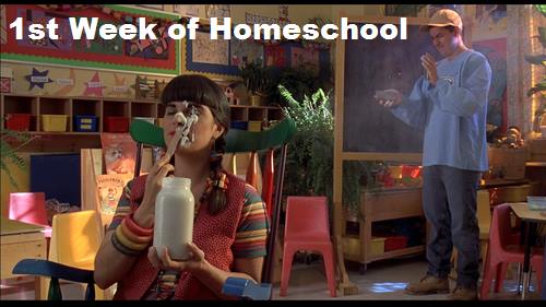 1st week of home school