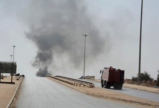 Smoke rises from Islamist attack in Libya
