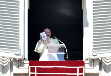 Pope with bible