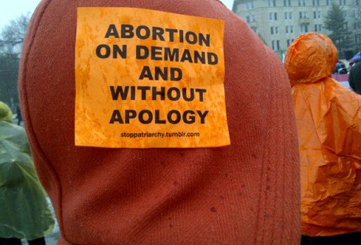 pro-abortion sign
