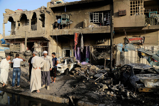 Results of car bomb in al-Hurriyah, Baghdad, Oct 1, 2014