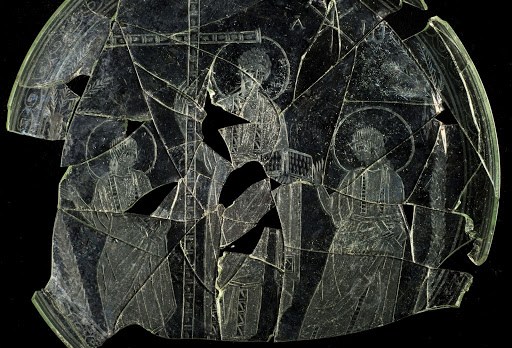 4th Century Plate with Jesus