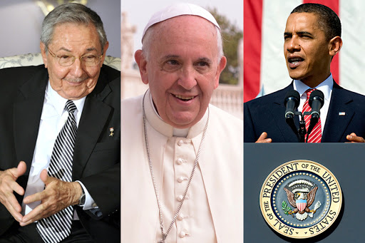 Castro &#8211; Pope Francis &#8211; Obama &#8211; en