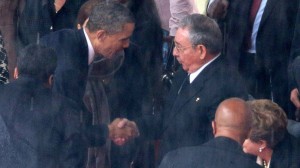 Presidential handshake