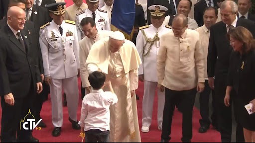 Pope Francis at Manila Cathedral