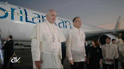 Pope Francis, Welcome Ceremony Manila
