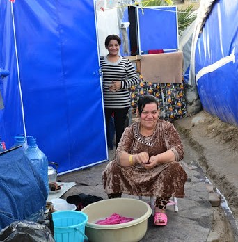 Life in a refugee camp in Erbil