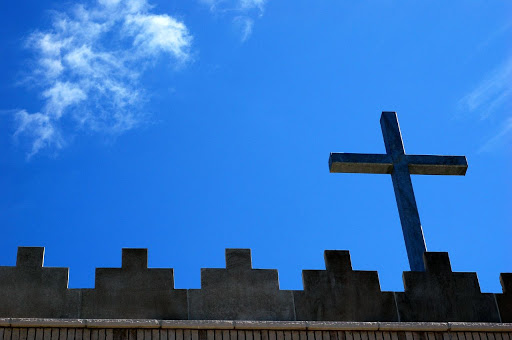Assyrian church with cross