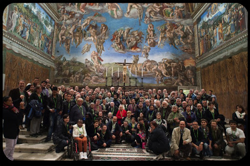 Pope Francis and the Homeless in the Sistine