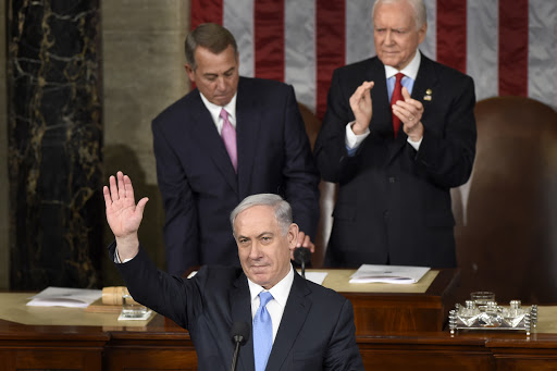Israeli Prime Minister Benyamin Netanyahu before US Congress