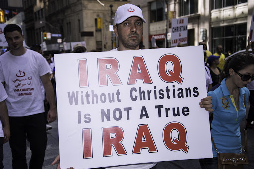 Pro-Iraq-Christian rally