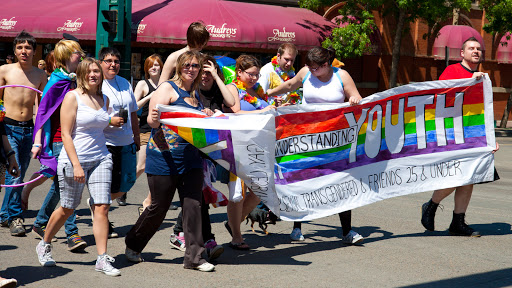 Gay youth parade