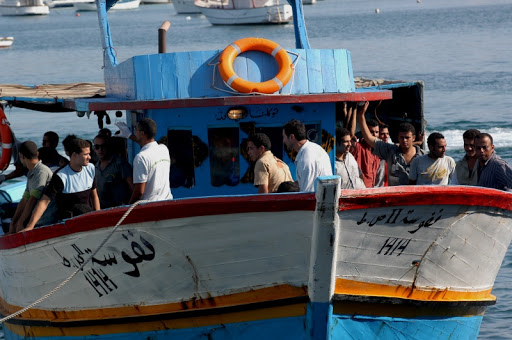 Boat in Lampedusa 2007