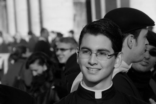 A young priest