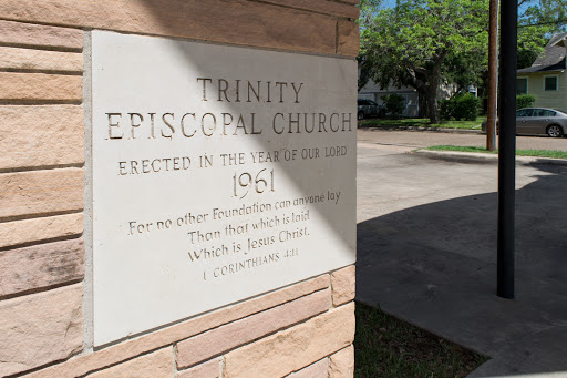 Cornerstone of an Episcopal church in Texas
