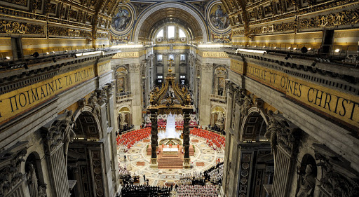 mass for new pope -en