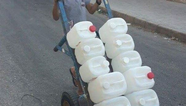 Scrambling for water in Aleppo, Syria