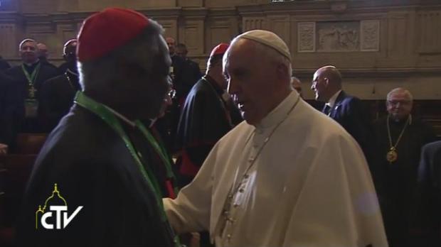 turkson and pope