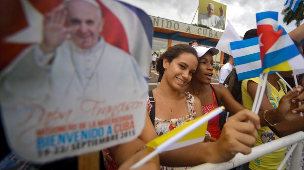 CUBA-POPE-VISIT-FAITHFUL