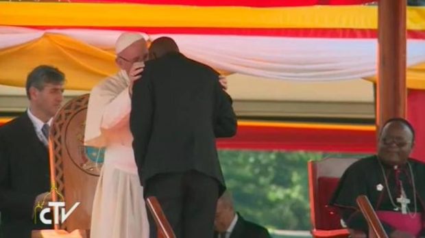 Pope with Emmanuel