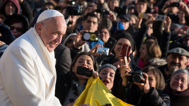 Pope Francis wednesday general Audience December 30, 2015
