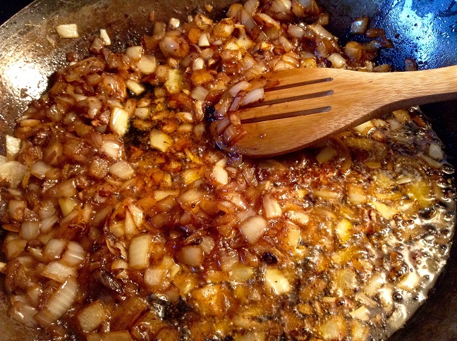 food blog sauteed onions