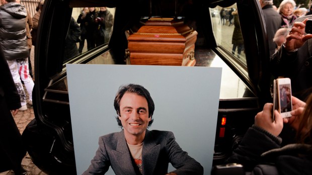 France: Funeral ceremony of French singer Michel Delpech in Paris