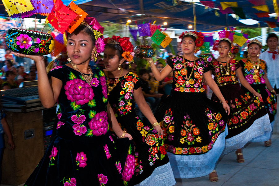 In Mexico, Tehuantepec Isthmus region, Juchitan de Zaragoza, La Candelaria (Candlemas) dedicated to the blessed Virgin from Saint John of God in Spain at the beginning of the 12th century, is celebrated is celebrated with many very colorful festivities, procession and dancing.